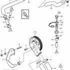 5.7GXi-FF Seawater pump and hoses, later