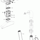 5.7GXiE-J Exhaust, 6'' risers
