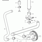 5.7GXiI-D Seawater pump and hoses