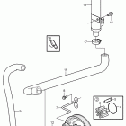 5.7GiI-F Seawater pump and hoses