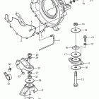 7.4GLPLKD Flywheel housing and mounts