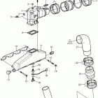8.1GXiE-J Exhaust, short risers