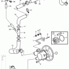8.1GXiE-KF Seawater pump and hoses