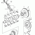 8.1GXiI-D Crankshaft and related parts, early