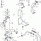 8.1GiI-E Heat exchanger, inboard with freshwater cooling