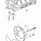 8.1GiI-H Cylinder block and flywheel housing