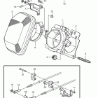8.1OSi-BF Throttle body and throttle cable connection