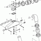 8.1OSiE-JF Exhaust, short risers