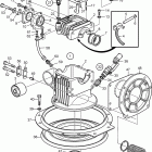 130S-B Upper gear unit, sail boat drive unit 130s, 130sr