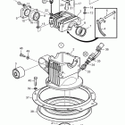 130SR-A Upper gear unit, sail boat drive unit 130s, 130sr
