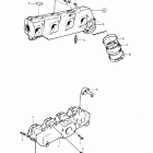 230A Induction- and exhaust manifold: b