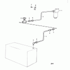 230B Connecting components fuel filter - fuel tank