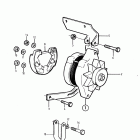 430A Alternator and installation components