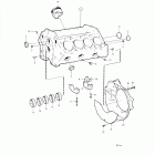 430A Cylinder block and flywheel casing