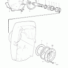 431B Flywheel casing, primary shaft and clamp ring kit,      ...