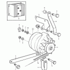434A Alternator and installation components