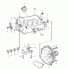 434A Cylinder block and flywheel casing: a
