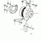 500A Alternator and installation components