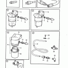 501A/MS4 Fuel filter and connecting components