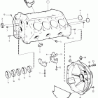 740A Cylinder block and flywheel casing