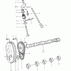 740A/MS5 Camshaft and valve mechanism