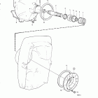 740B Flywheel casing, prim.shaft, clamp ring kit,drive sp-c1,...