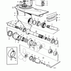 740B Lower gear unit ratio 1, 78:1