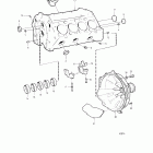 740B Cylinder block and flywheel casing