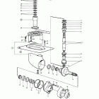 2001 Lower gear unit sail boat drive unit s120c