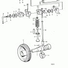 2001B Camshaft and valve mechanism: b