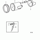 2001BG Tacho / hourmeter kit alternator connection