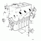 2003 Cylinder block with cylinder liners medium duty