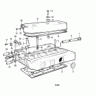 2003 Cylinder head freshwater-cooled engine