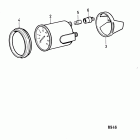 2003B-SOLAS Tachometer kit w alternator connection: 858128