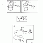 2003BG Fuel filter and connecting components