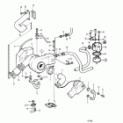 2003TB Cooling system, induction and exhaust manifold
