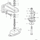 AD31L-A Engine suspension for sx-drive