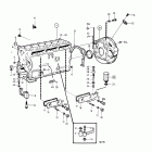 AD41A Cylinder block and flywheel casing