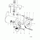 AQ115A Alternator and installation components: a