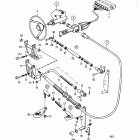 AQ130A Steering mechanism, cable type later prod