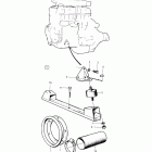 AQ130A Engine suspension for engine with aq drive unit 100