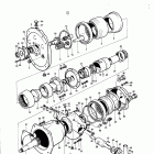 AQ130A Reduction reverse gear volvo penta utv 3, 49:1
