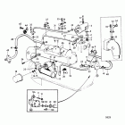 AQ130B Cooling system, induction- and exhaust manifold: b