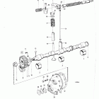 AQ130C Camshaft and valve mechanism