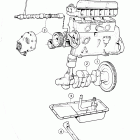 AQ130C Engine with installation components: c