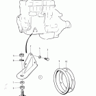 AQ130D Engine suspension for engine with aq drive unit 280