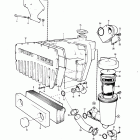 AQ131A Heat exchanger and water filter with installation compon...