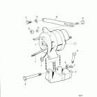 AQ171A Alternator and installation components: a