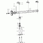 AQ171C Camshaft and valve mechanism: b