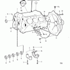 AQ175A Cylinder block and flywheel casing